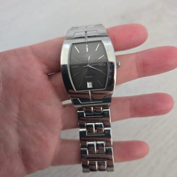 GUESS Analog Watch Womens Silver Wristwatch Bracelet SMALL WRIST - Picture 3 of 7